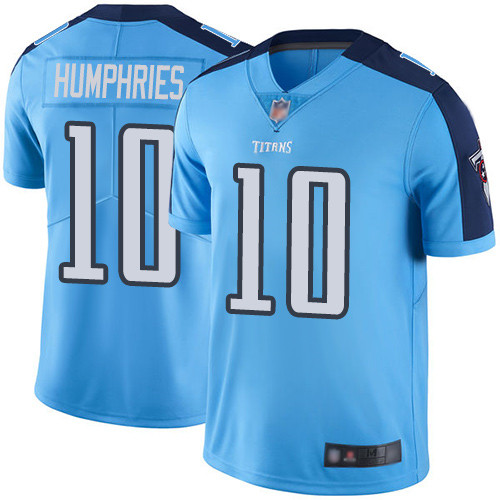Tennessee Titans #10 Adam Humphries Light Blue Men's Stitched Limited Rush Jersey Men's