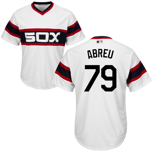 Chicago White Sox #79 Jose Abreu White Alternate Home Cool Base Stitched Youth Jersey Youth