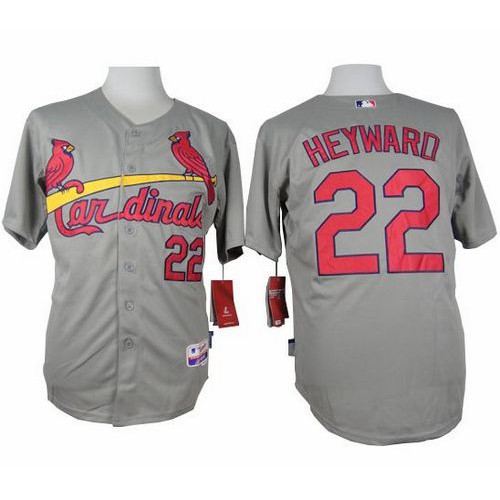 St.Louis Cardinals #22 Jason Heyward Grey Cool Base Stitched Jersey Men's