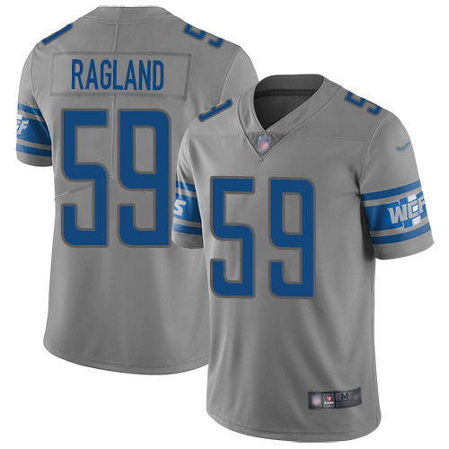 Detroit Lions #59 Reggie Ragland Gray Youth Stitched Limited Inverted Legend Jersey Youth