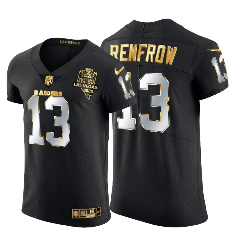 Las Vegas Raiders #13 Hunter Renfrow Men's Black Edition Vapor Untouchable Elite Jersey