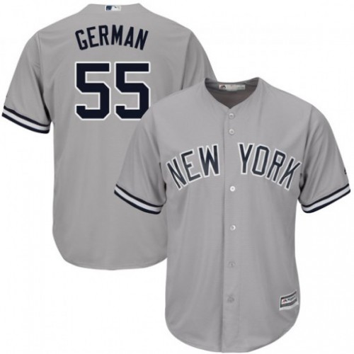 New York Yankees #55 Domingo German Grey New Cool Base Stitched Youth Jersey Youth