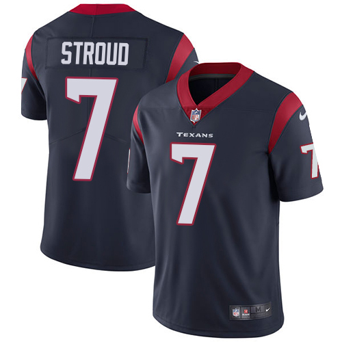 Texans #7 C.J. Stroud Navy Blue Team Color Youth Stitched Vapor Untouchable Limited Jersey