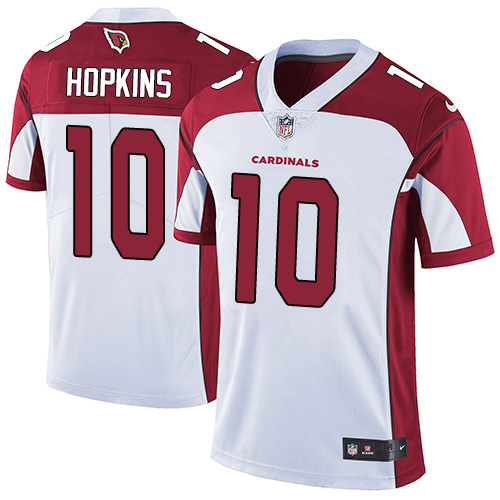 Cardinals #10 DeAndre Hopkins White Men's Stitched Vapor Untouchable Limited Jersey