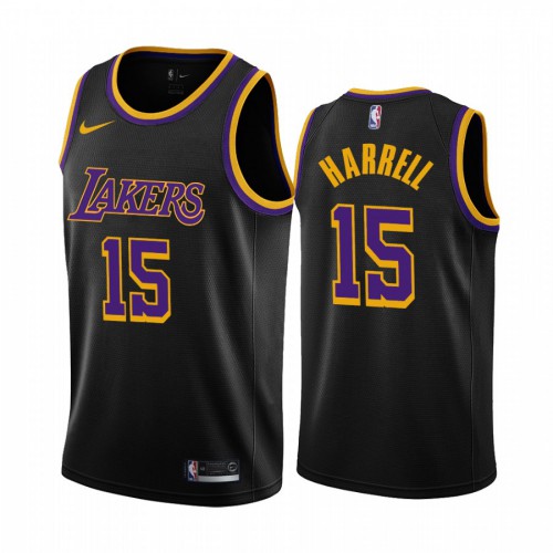 Los Angeles Los Angeles Lakers #15 Montrezl Harrell Black Womens Swingman 2020-21 Earned Edition Jersey Womens