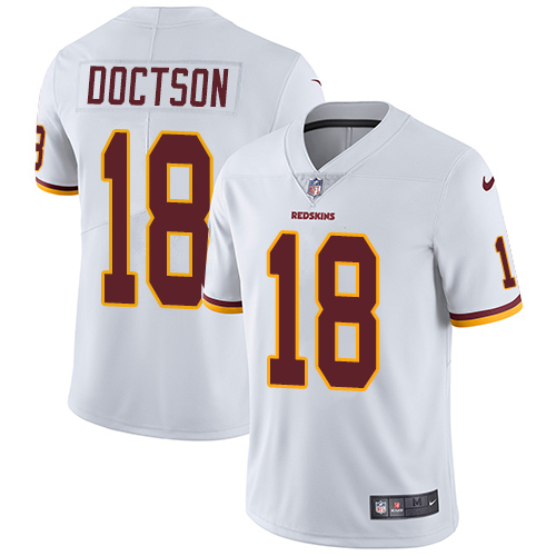 Washington Commanders #18 Josh Doctson White Youth Stitched Vapor Untouchable Limited Jersey Youth
