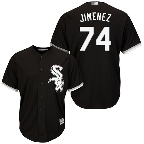 Chicago White Sox #74 Eloy Jimenez Black Cool Base Stitched Youth Jersey Youth