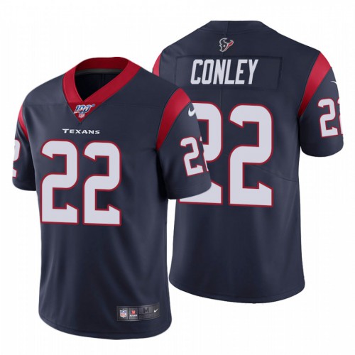 Houston Texans #22 Gareon Conley Men's Navy Vapor Untouchable Limited 100 Jersey Men's