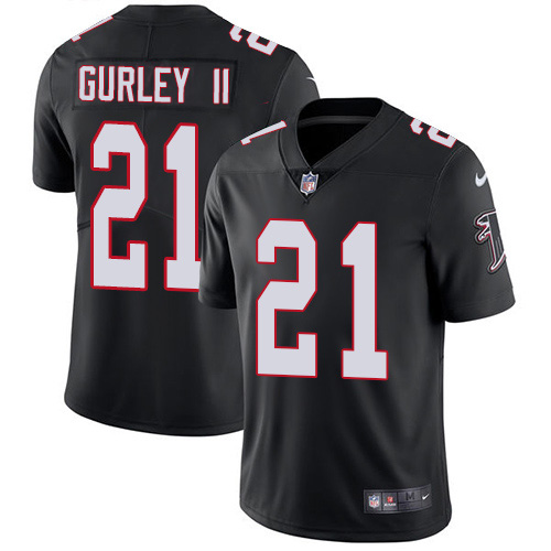 Atlanta Falcons #21 Todd Gurley II Black Alternate Youth Stitched Vapor Untouchable Limited Jersey Youth