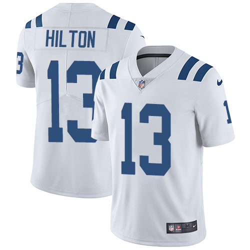 Colts #13 T.Y. Hilton White Men's Stitched Vapor Untouchable Limited Jersey