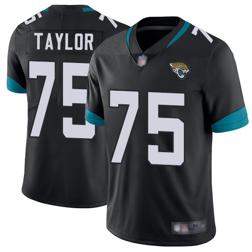 Jacksonville Jaguars #75 Jawaan Taylor Black Team Color Men's Stitched Vapor Untouchable Limited Jersey Men's