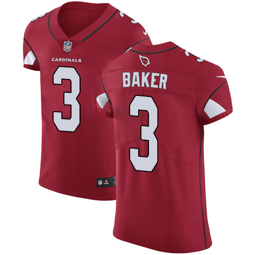 Cardinals #3 Budda Baker Red Team Color Men's Stitched Vapor Untouchable Elite Jersey