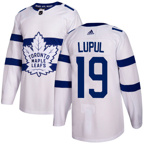 Adidas Maple Toronto Maple Leafs #19 Joffrey Lupul White Authentic 2018 Stadium Series Stitched Youth Jersey Youth