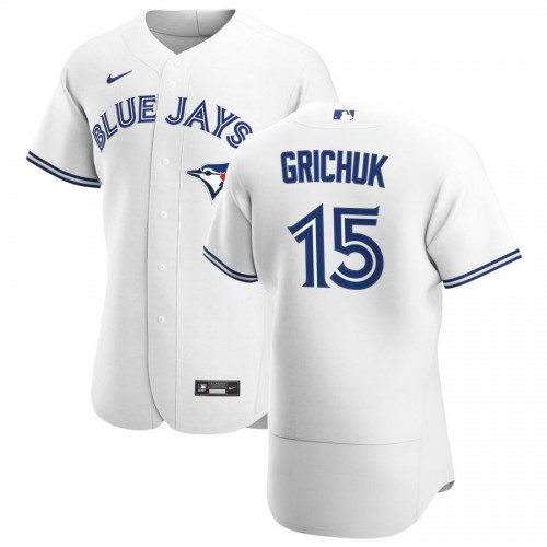 Toronto Toronto Blue Jays #15 Randal Grichuk Men's White Home 2020 Authentic Player Jersey Men's