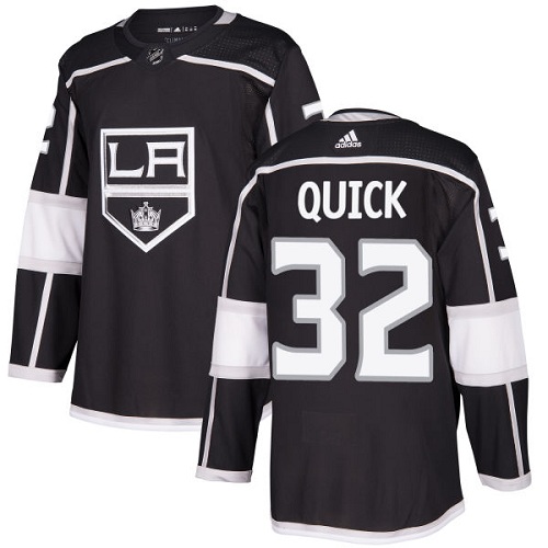 Adidas Los Angeles Kings #32 Jonathan Quick Black Home Authentic Stitched Jersey Men's
