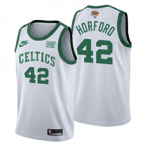 Boston Boston Celtics #42 Al Horford Releases Classic Edition Womens 2022 Finals 75th Anniversary Jersey White Womens