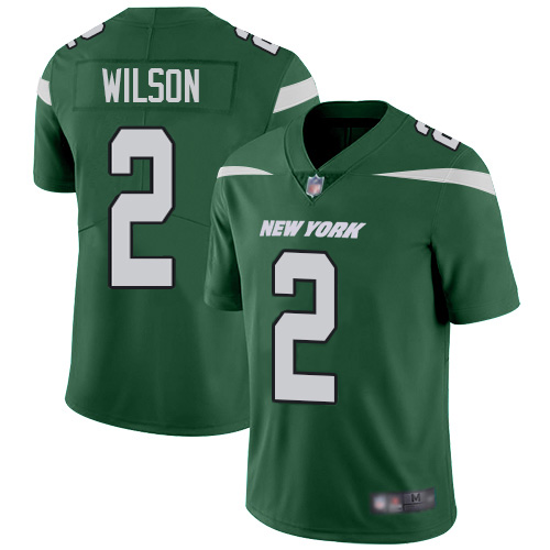 Jets #2 Zach Wilson Green Team Color Youth Stitched Vapor Untouchable Limited Jersey