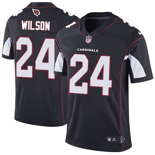 Arizona Cardinals #24 Adrian Wilson Black Alternate Men's Stitched Vapor Untouchable Limited Jersey Men's