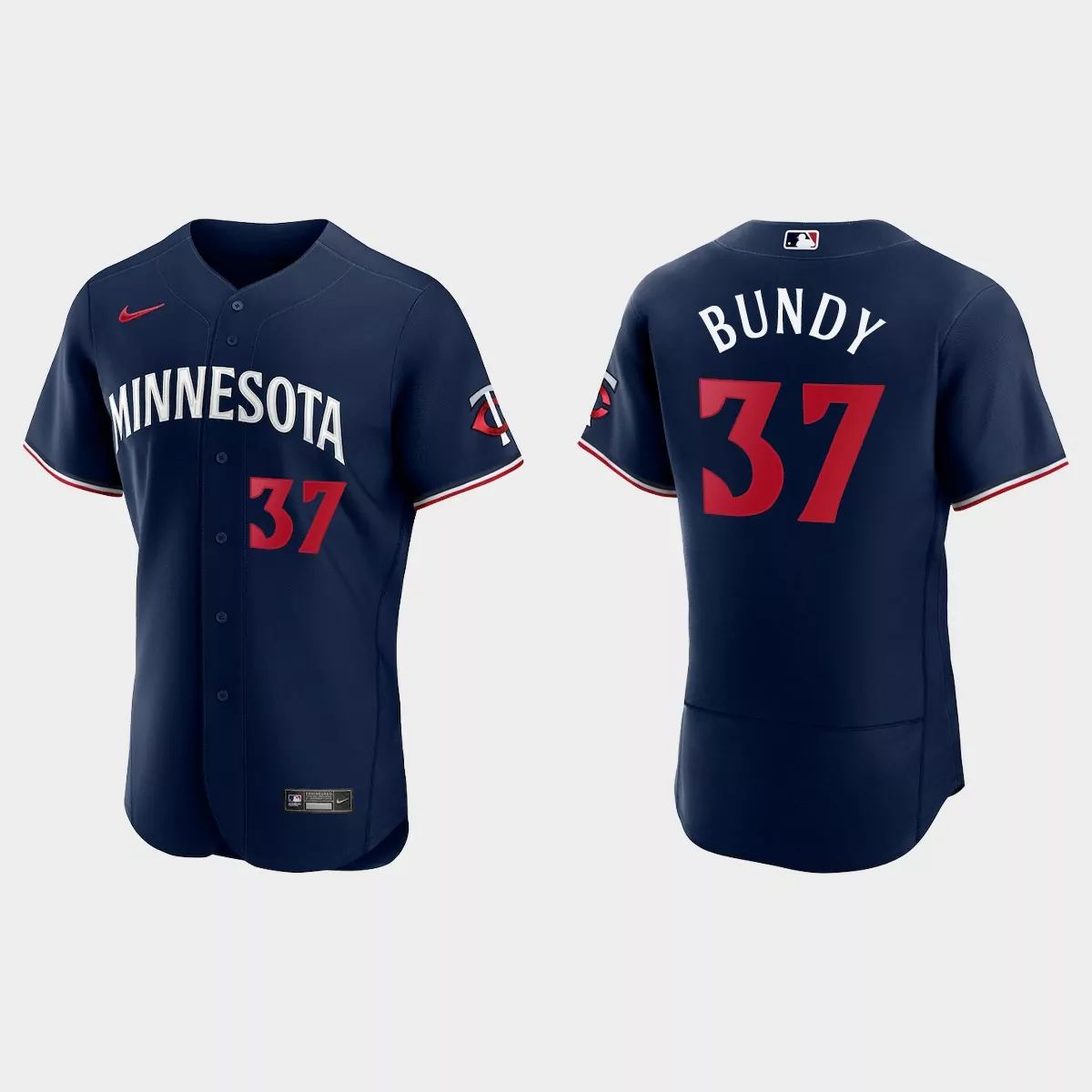 Minnesota Twins #37 Dylan Bundy Men's 2023 Authentic Jersey - Navy