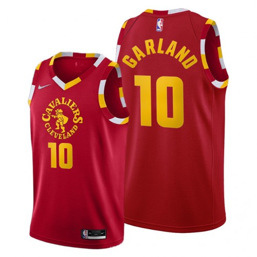 Cleveland Cleveland Cavaliers #10 Darius Garland Youth 2021-22 City Edition Red Jersey Youth