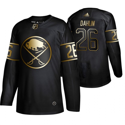 Adidas Buffalo Sabres #26 Rasmus Dahlin Men's 2019 Black Golden Edition Authentic Stitched Jersey Men's