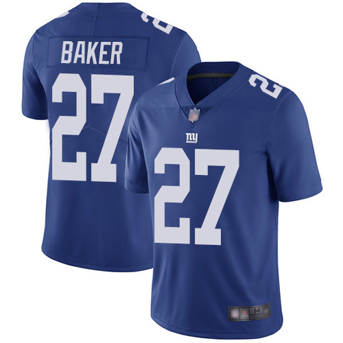 New York Giants #27 Deandre Baker Royal Blue Team Color Youth Stitched Vapor Untouchable Limited Jersey Youth