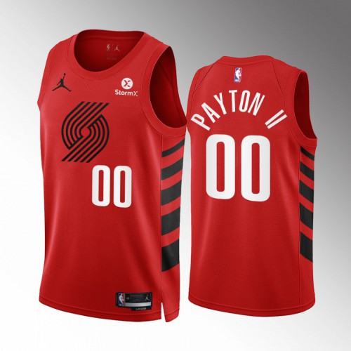 Portland Trail Portland Trail Blazers #00 Gary Payton II Red Mens Statement Edition Swingman Jersey Mens