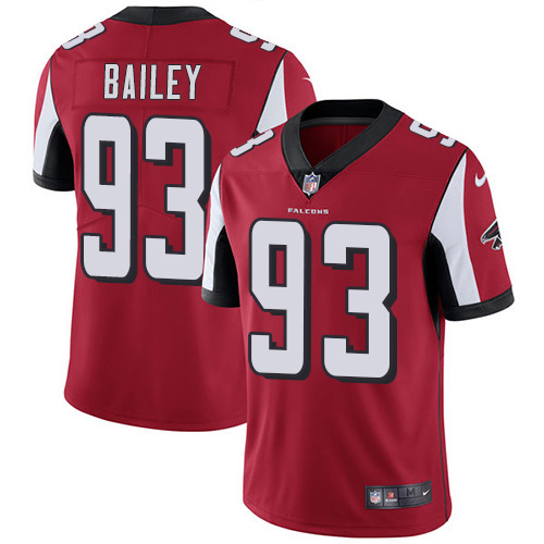 Atlanta Falcons #93 Allen Bailey Red Team Color Youth Stitched Vapor Untouchable Limited Jersey Youth