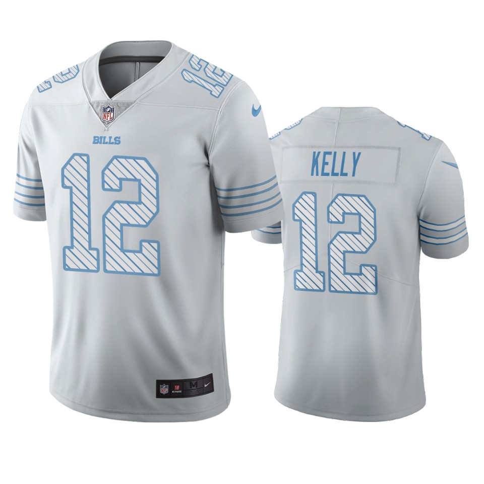 Buffalo Bills #12 Jim Kelly White Vapor Limited City Edition Jersey