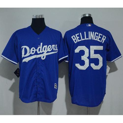 Los Angeles Dodgers #35 Cody Bellinger Blue New Cool Base Stitched Jersey Men's