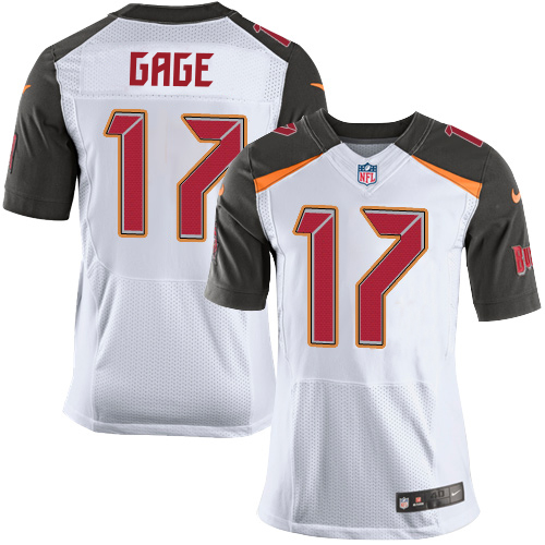 Buccaneers #17 Russell Gage White Men's Stitched New Elite Jersey