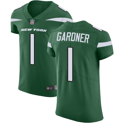 Jets #1 Ahmad Sauce Gardner Green Team Color Men's Stitched Vapor Untouchable Elite Jersey