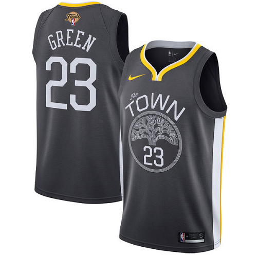 Golden State Golden State Warriors #23 Draymond Green Youth Black 2022 Finals Swingman Statement Edition Jersey Youth