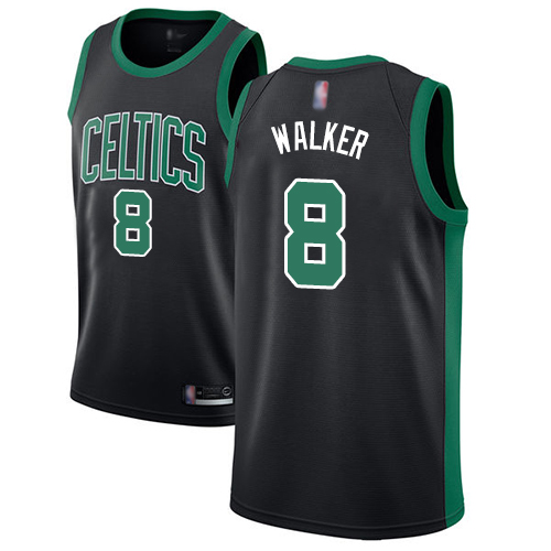 Boston Celtics #8 Kemba Walker Black Youth Swingman Statement Edition Jersey Youth