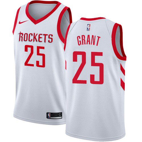 Houston Rockets #25 Jerian Grant White Youth Swingman Association Edition Jersey Youth