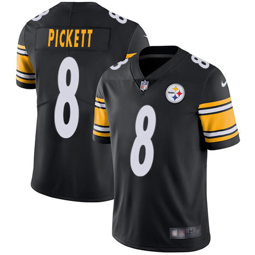 Steelers #8 Kenny Pickett Black Team Color Youth Stitched Vapor Untouchable Limited Jersey