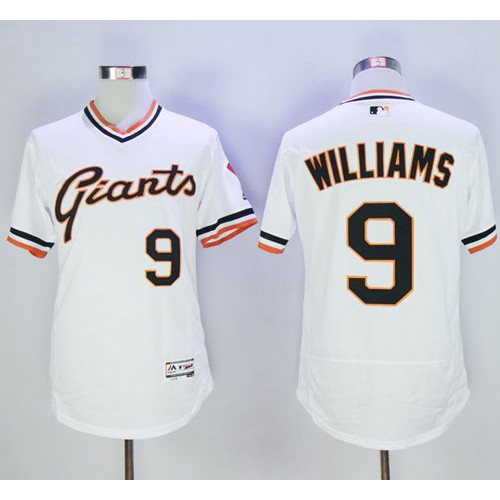 San Francisco Giants #9 Matt Williams White Flexbase Authentic Collection Cooperstown Stitched Jersey Men's