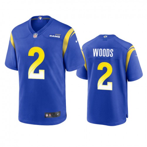 Los Angeles Los Angeles Rams #2 Robert Woods Men's Game Jersey - Royal Men's