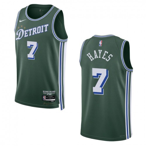 Detroit Detroit Pistons #7 Killian Hayes Unisex Green 2022-23 Swingman Jersey - City Edition Mens