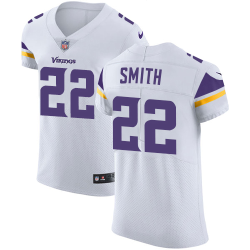 Vikings #22 Harrison Smith White Men's Stitched Vapor Untouchable Elite Jersey