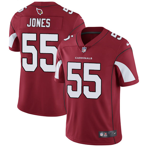 Arizona Cardinals #55 Chandler Jones Red Team Color Men's Stitched Vapor Untouchable Limited Jersey Men's