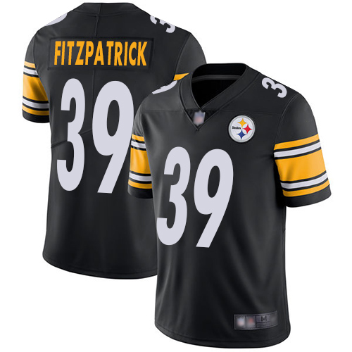 Steelers #39 Minkah Fitzpatrick Black Team Color Men's Stitched Vapor Untouchable Limited Jersey