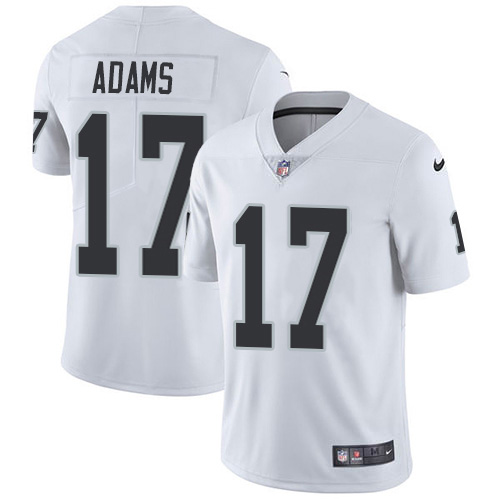 Raiders #17 Davante Adams White Men's Stitched Vapor Untouchable Limited Jersey