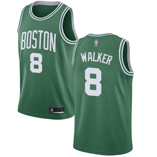 Boston Celtics #8 Kemba Walker Green Swingman Icon Edition Jersey Mens