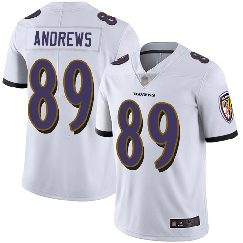 Baltimore Ravens #89 Mark Andrews White Youth Stitched Vapor Untouchable Limited Jersey Youth