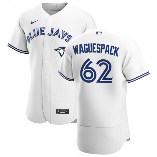 Toronto Toronto Blue Jays #62 Jacob Waguespack Men's White Home 2020 Authentic Player Jersey Men's
