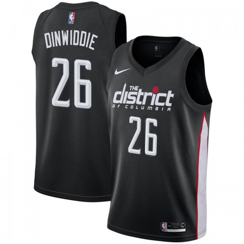Washington Wizards #26 Spencer Dinwiddie Womens Black Swingman City Edition 2018/19 Jersey Womens