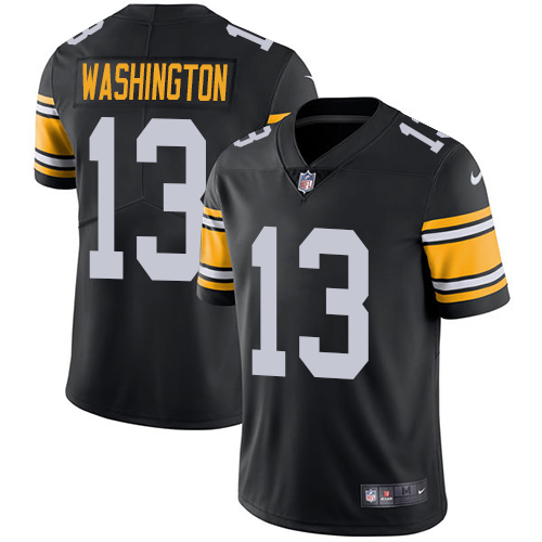 Pittsburgh Steelers #13 James Washington Black Alternate Men's Stitched Vapor Untouchable Limited Jersey Men's