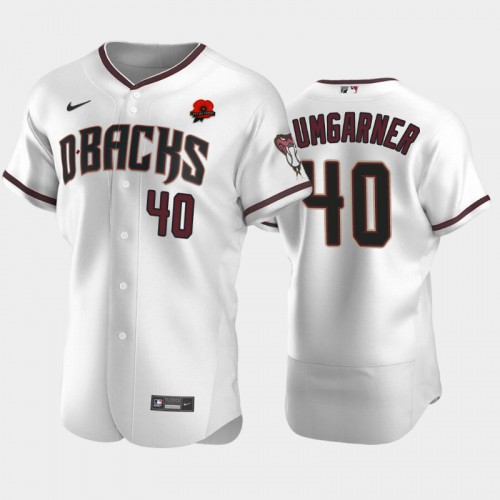 Arizona Arizona Diamondbacks #40 Madison Bumgarner Men's Authentic 2021 Memorial Day Jersey - White Men's