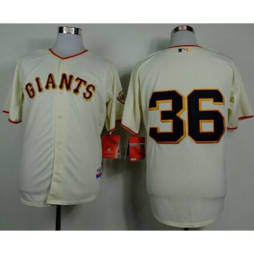 San Francisco Giants #36 Gaylord Perry Cream Home Cool Base Stitched Jersey Men's